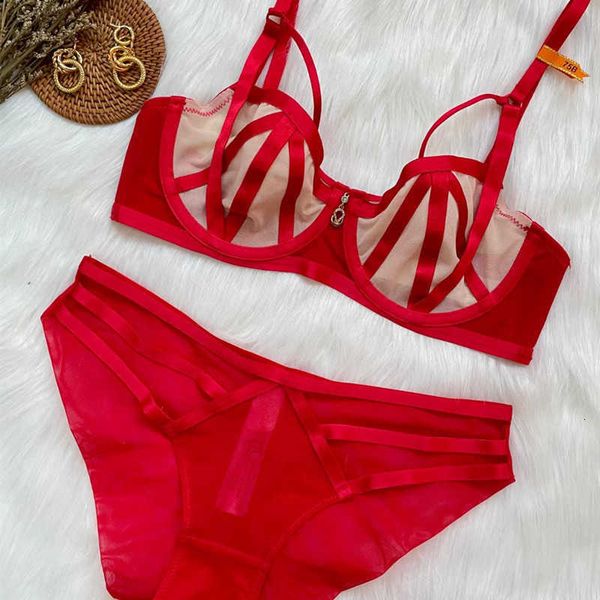 

2023 new french ultra-thin cup steel ring gathered bra women's large underwear origin, Red;black