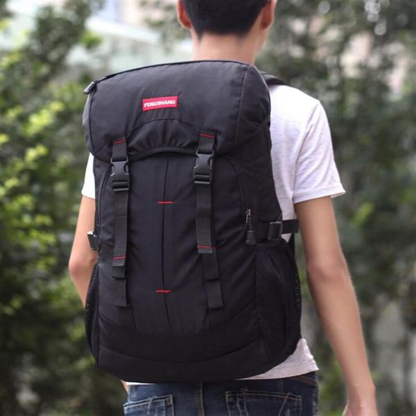 

50l large capacity outdoor sports backpack waterproof nylon travel backpacks camping hiking backpack trekking bag for teenage girl219e