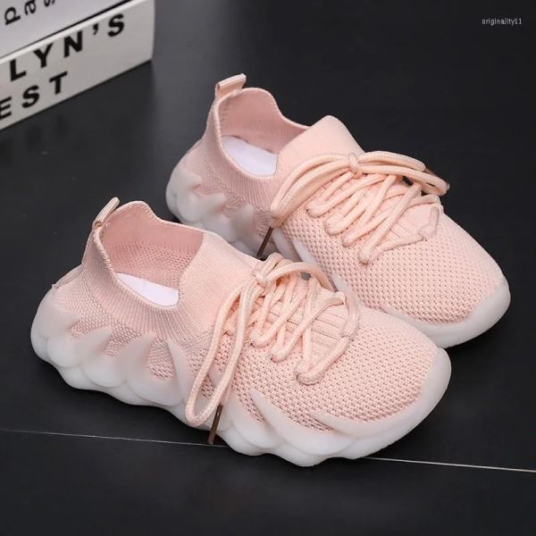 

athletic shoes girls 'summer 2023 children 's fashion sports boys casual running breathable sneakers in kids non -slip, Black
