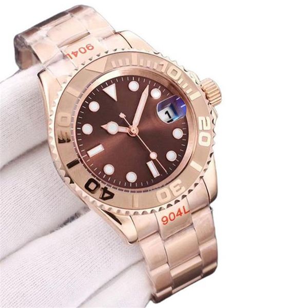 

automatic watch diver designer watch mens mouvement orologi women mechanical 40mm reloj mujer sapphire glass hombre montre de luxe253i, Slivery;brown