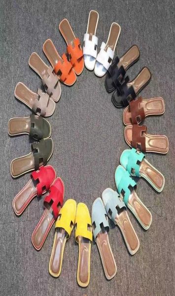 

designer beach slippers classic flats summer fashion slippers leather women039s shoes sandals large 35433857707, Black