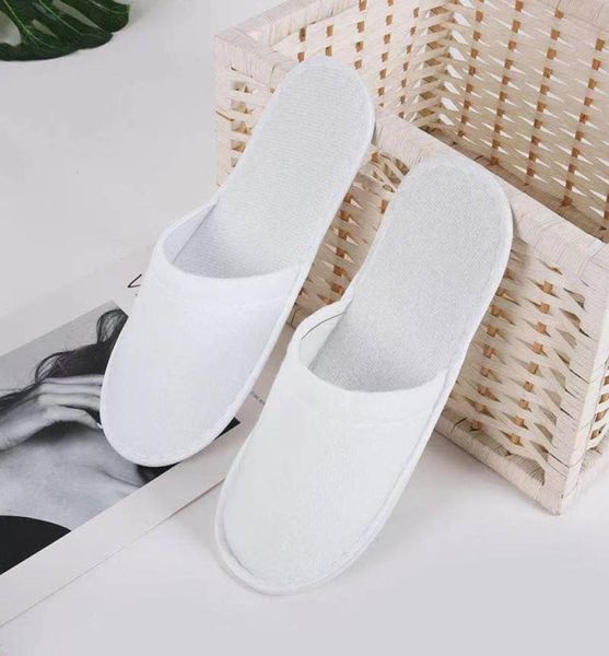 

el disposable pure white soft flat slippers comfortable and breathable2839556, Black