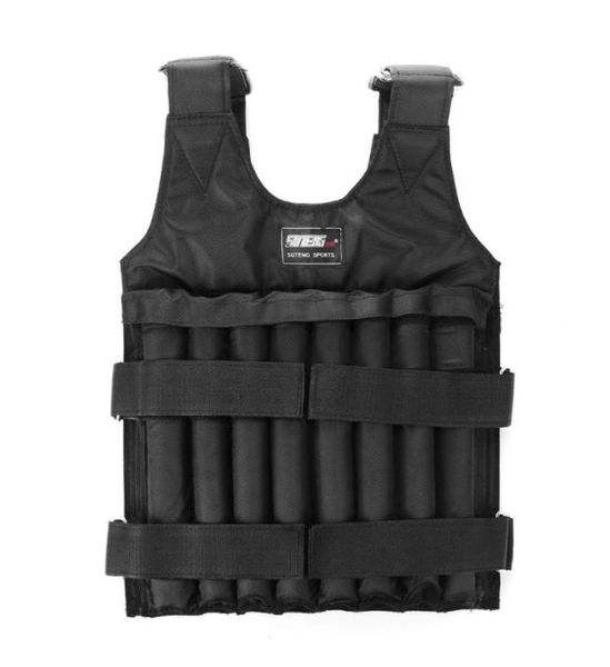 

20kg 50kg loading weighted vest for boxing training workout fitness equipment adjustable waistcoat jacket sand clothing4942115