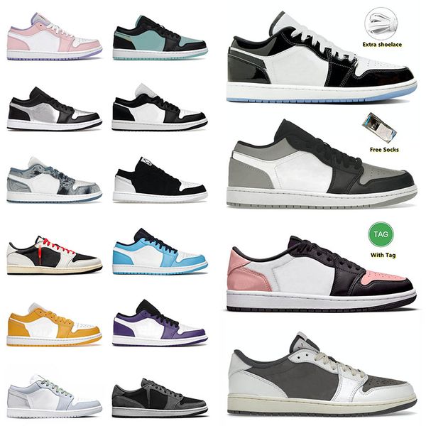 

2023 jumpman 1 new basketball shoes 1s vintage unc grey black phantom cactus jack black reverse mocha true blue year of the rabbit sports sn