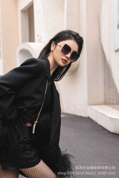 

frames 2023 fashionable overseas polarized women's online red live sunglasses glasses, White;black