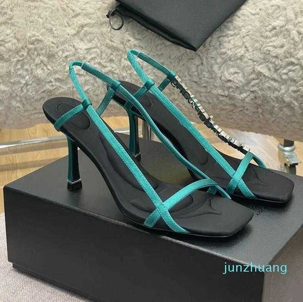 

fashion classic women lady high heel sandal shoes 9.5cm 11 wang style designer sandals full package wholesale price a3330, Black