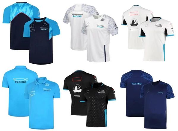 

f1 formula 1 lapel t-shirt 2023summer team polo uniform same custom