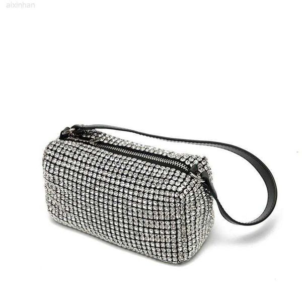 

new bag designer miss wang bling buling dinner bag women glitter diamond evening bags lady shiny rhinestone party shoulder bag drop