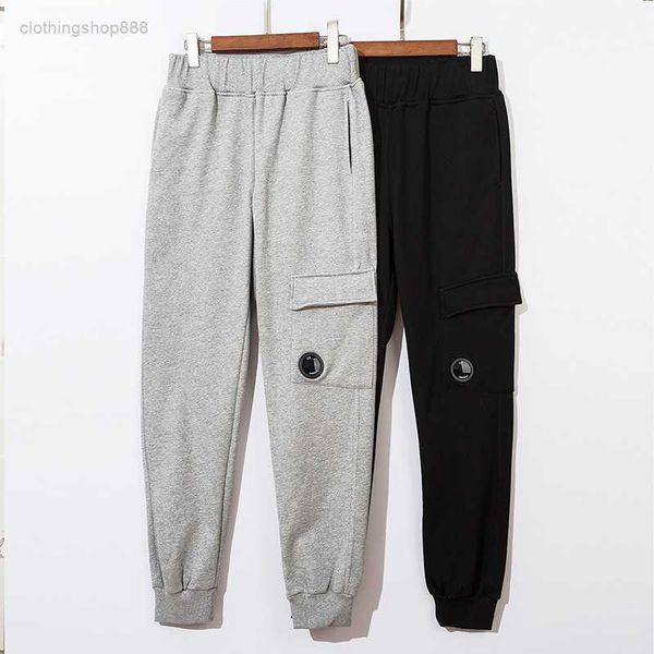 

men's pants high street fashion brand cp pocket lens guard for men and basic style 2kqp, Black