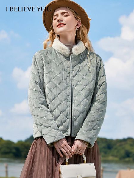 

leather i believe you parkas jacket women autumn winter fashion patchwork turtleneck thicken coats new outwear female 2214184205, Black