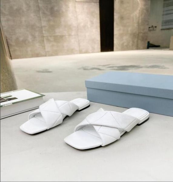 

fashion slippers women summer spool heel sandals slip on outdoor slides flip flops elegant pleated shoes slipper size 3543 with b1980239, Black