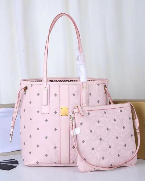 

2 piece mc double sided shopping bags designer high capacity mother womens man purses shoulder wallets weekend clutch luxury handb5326034