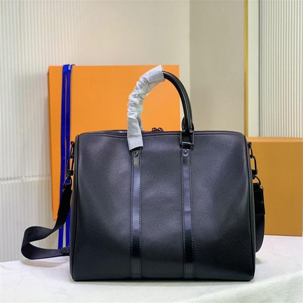 

designer men and women travel bag large capacity canvas shoulder back fashion soft surface with zipper size 42-26-20cm220e