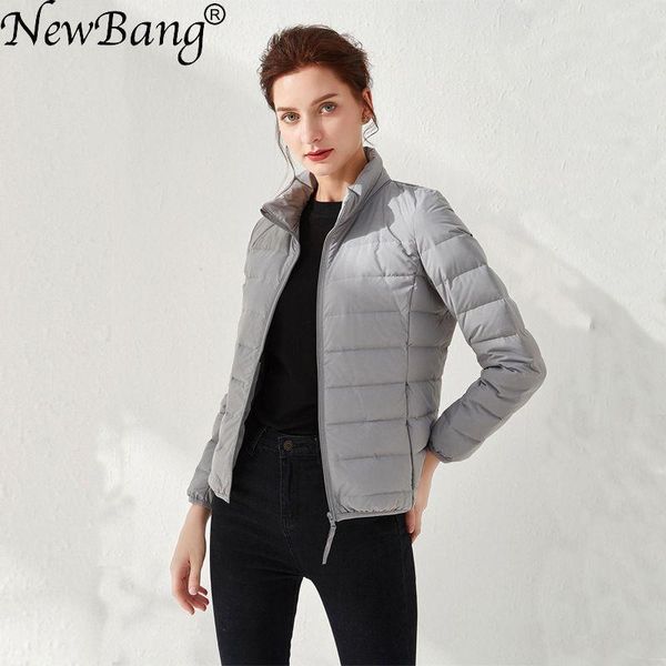 

parkas newbang matt fabric women's down jackets ultra light duck down women lightweight coat warm female windbreaker parka plus coats, Black