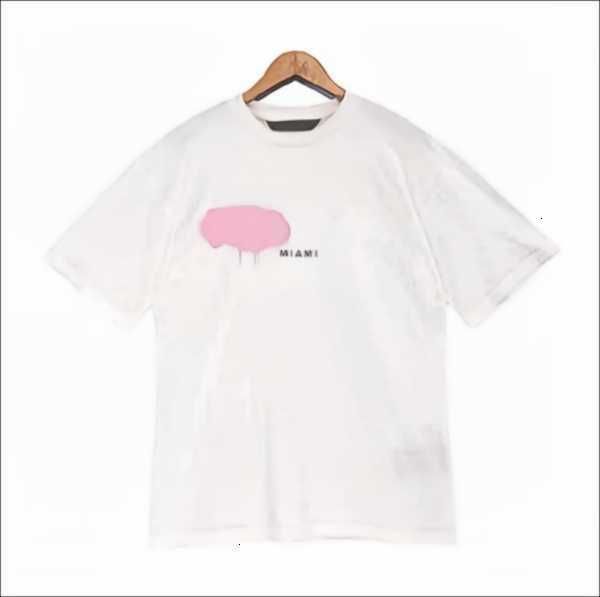 

23s men's t shirts t shirt palms palmangel city designer limited inkjet graffiti letter printing men's women's sailboat short, White;black