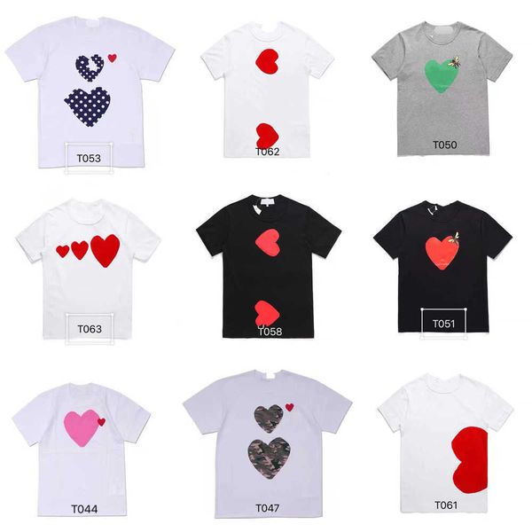 

play designer mens t shirts women's cotton love eyes short sleeve tshirt lovers loose casual shirts xs/s/m//xl/2xl/3xl/4xl, White;black