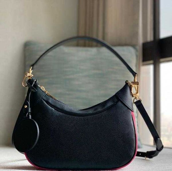 

luxury brand letter multiple shopping bags m46002 m46112 m46009 m46113 bagatelle empreinte onthego boetie bb monograms saddle shoulder tote, Black