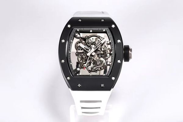 

bbr rm055 watch is 49.90x42.70mm diameter and 13.5mm in thickness. v2 version ul2 integrated movement sapphire crystal mirror with double an, Slivery;golden