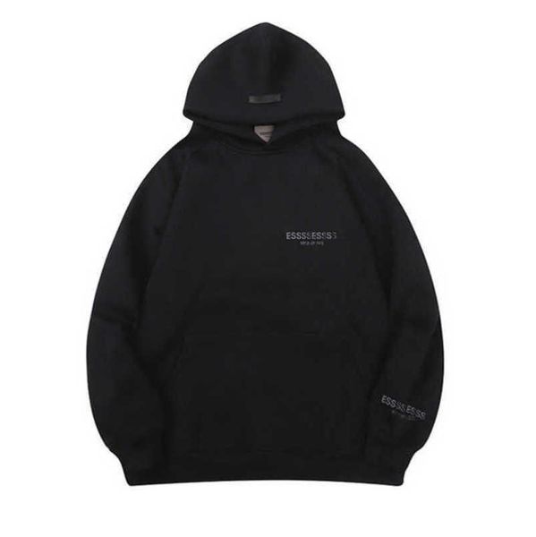 

fashion men's luxury sweatshirts esss entials tracksuits letter hoodies men women sportswear hooded pant coat sweater pullover couple, Gray