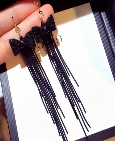 

new stylish korean earrings exaggerated long tassel diamond glittering clip fashion woman earrings jewelry dangle chandelier6088044, Golden;silver