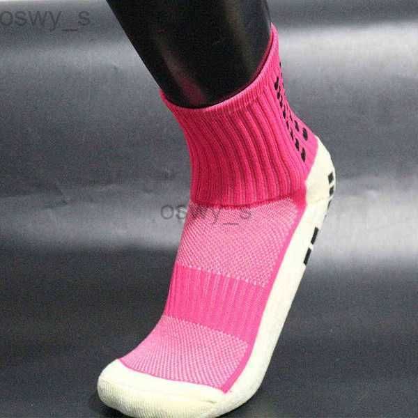

new men's socks style football socks round silicone suction cup grip anti slip soccer socks sports men women baseball rugby socks y1201, Black