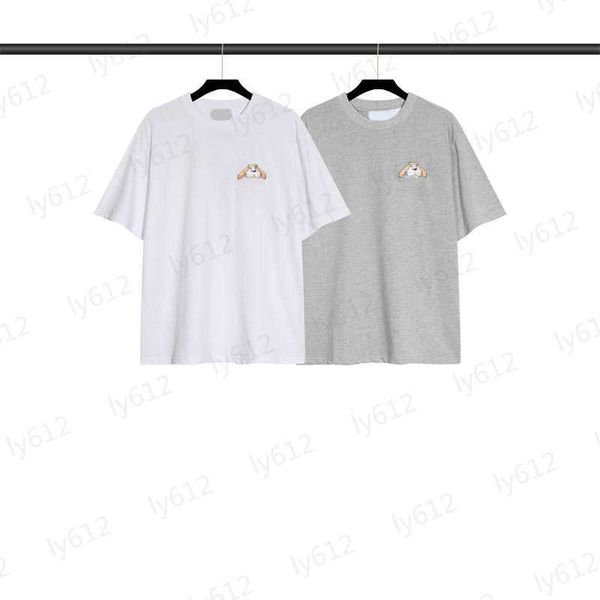 

casual mens t-shirts designer white gray fashionable luxurious loose fitting pure cotton classic animated pattern printed round neck fabric, White;black