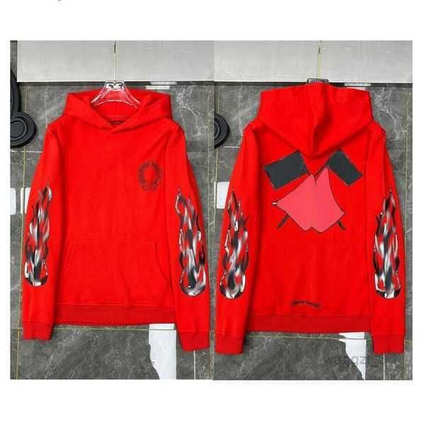 

hoodies & sweatshirts fashion luxury jackets designer zipper horseshoe cross print brand ch women chromes coat pullover loose sweater jacket, Black