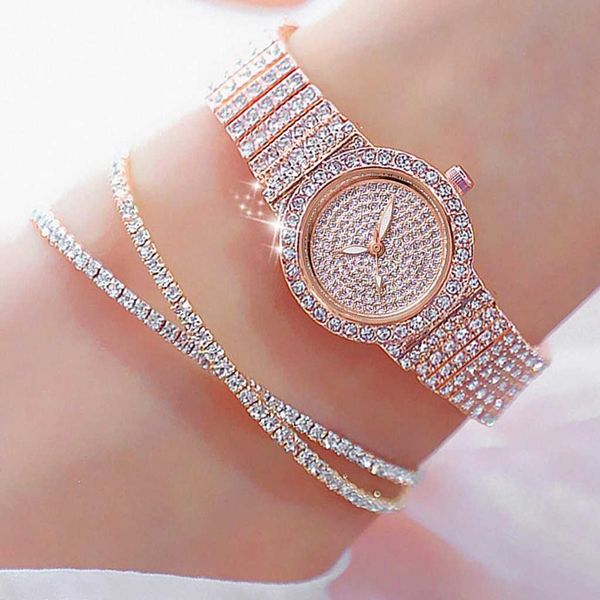

wristwatches 3pcs luxury women rose gold watch fashion ladies quartz diamond wristwatch elegant female bracelet watches reloj mujer w0420, Slivery;brown