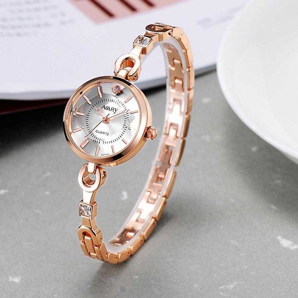 

wristwatches nary quartz accurate alloy jewelry buckle life waterproof women watch bracelet wristwatch steel band bracelet watch analog cloc, Slivery;brown