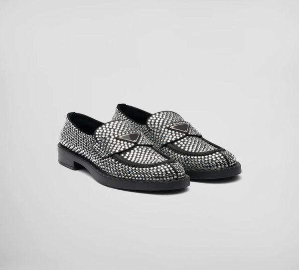 

milano satin loafers with crystals italy shoes perfect rare06226967, Black