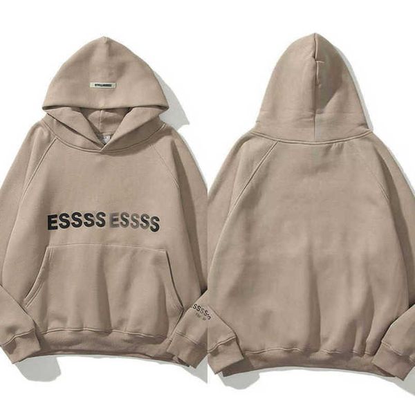 

classics luxury men's tracksuits essentials sweatshirts letter hoodies men women ess sportswear hooded pant coat sweater pullover coup, Gray