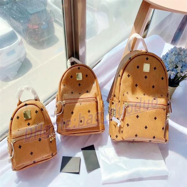 

luxurys designer backpack fashion school bag shoulder handbag classic genuine leather women men back pack canvas spor286u