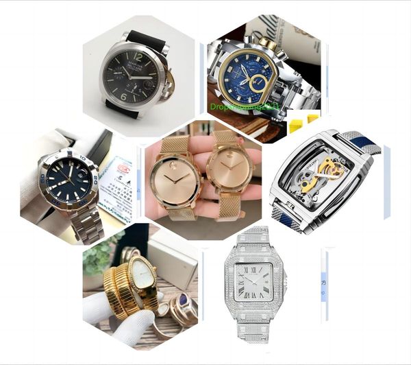 

mystery box watch lucky bag gift box, Slivery;black