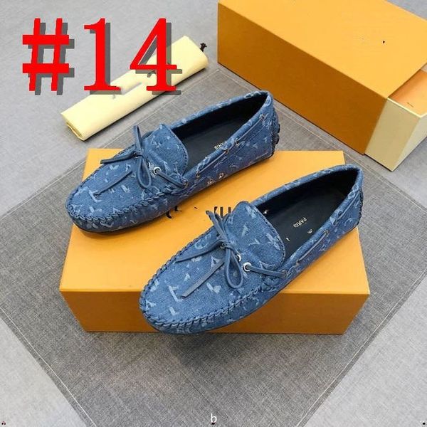

26model designer men shoes luxury trendy 2023 casual slip on formal loafers men moccasins italian black gray male driving shoes sneakers