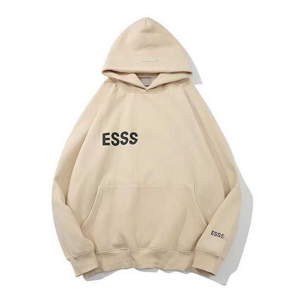 

streetwear hoodies sweatershirts mens womens suits designer essentail pullover sweatshirts clothing loose hooded jumper oversized coats1, Black