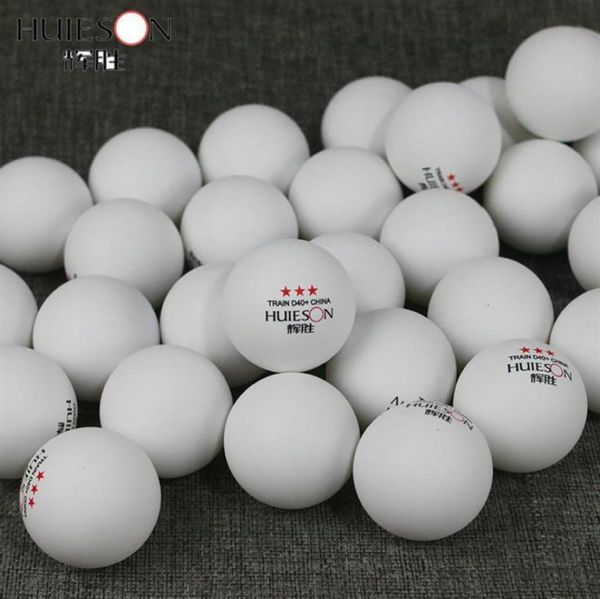 

huieson 100 pcs 3star 40mm 2 8g table tennis balls ping pong balls for match new material abs plastic table training balls t190925550909