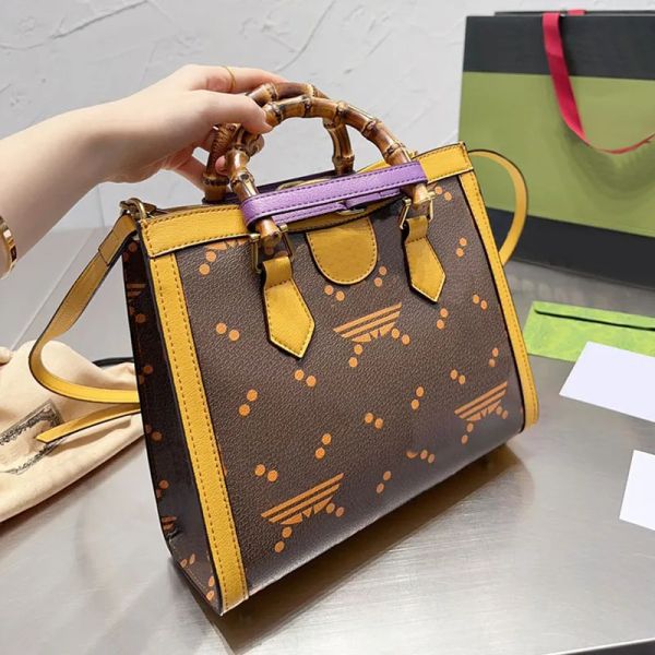 

joint name diana shoulder bag designer bamboo g handbag large capacity tote bags womens shopping bags letters crossbody bags fashion leather