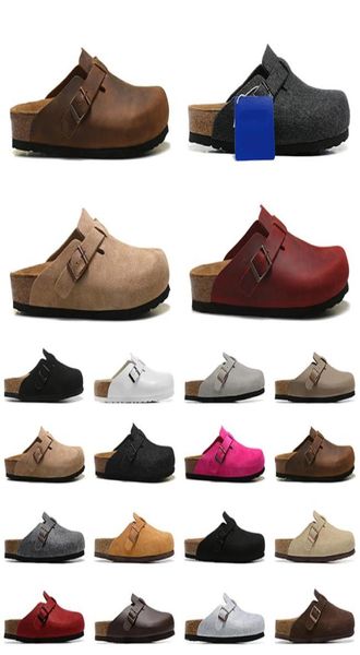 

men women birkens slippers clogs leather designer slides slipper white black causal sandals sneakers4854576