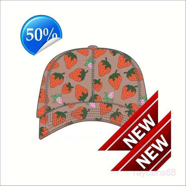

quality 2023223ss strawberry baseball caps man's cotton cactus classic letter ball summer women sun hats outdoor adjustable snapbacguc, Blue;gray