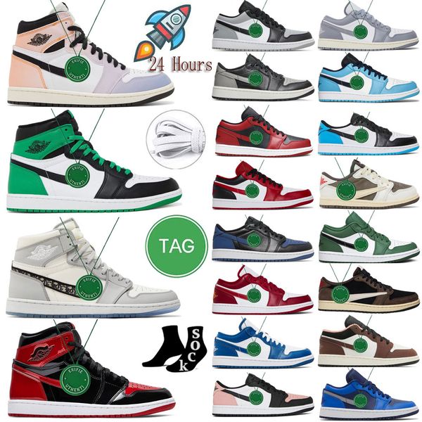 

size 13 air jumpman 1 basketball shoes high skyline lucky green space jam sneaker low patent bred toe concord grey fog chicago mystic navy r