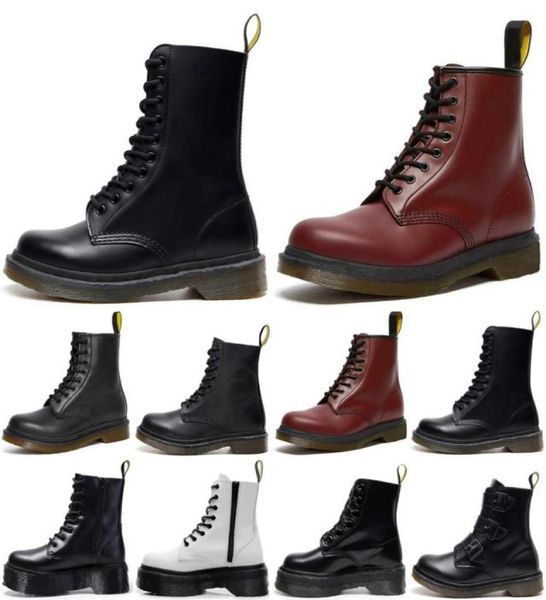 

designer martin boots men women boot booties shoes over the knee thigh high luxury mens womens winter snow bottes platform 898462, Black