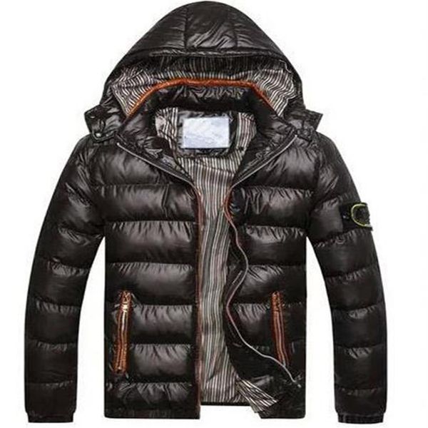 

2023 men's winter cotton jacket stone jackets island outside coats windproof overcoat waterproof and snow proof buffer jacket226r, Black;brown