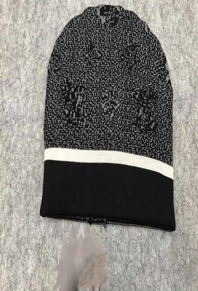 

2021 beanie women winter beanie mens hat casual knitted caps hats men sports cap black grey white yellow hight quality skull c6632303, Blue;gray