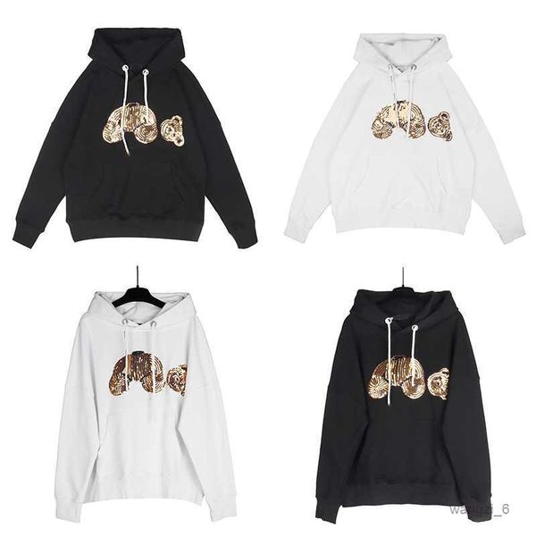 

men's hoodies & sweatshirts mens women's angels broken bear squirrel bag hood cotton bottoms blooms size s/m//xl 1zco, Black