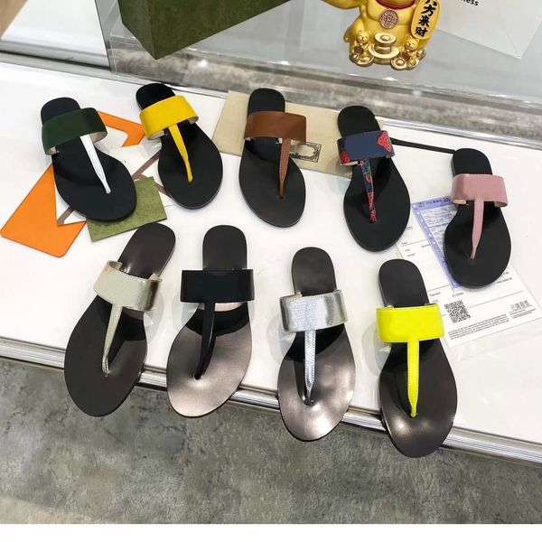 

designer sandals men women slipper gear bottoms flip flops flat sandal fashion summer beach slipper leather thong sandal size 35-46, Black