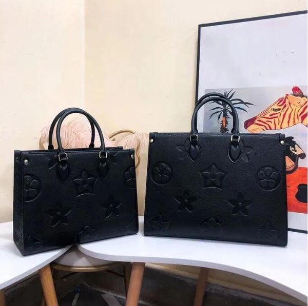 

designer bags women handbags embossed flower monograms onthego gm mm womens bag viutonity purse the tote shoulder female backpack on the go