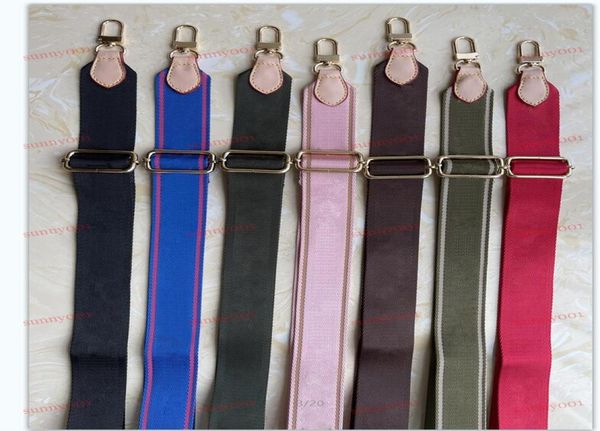 

bag parts accessories 7 colors shoulder straps for 3 piece set bags women crossbody bag canvas bag parts strap pink black green bl5756313