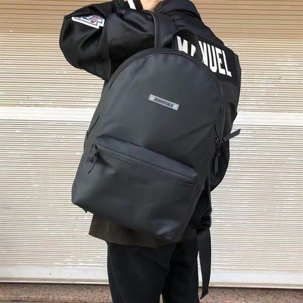 

2021 trendy men waist bags essentials bag repeated line letter printing men's school backpack book bumbag handbag2611