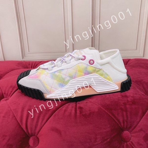 

2023 luxury fashion men shoe designer women leather lace up platform sneakers white black mens womens casual shoes