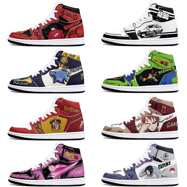 

DIY classics customized basketball shoes 1s sports outdoor for men women antiskid anime comfortable Versatile figure sneakers 36-48 496260